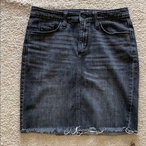 Universal Thread Black Denim Skirt